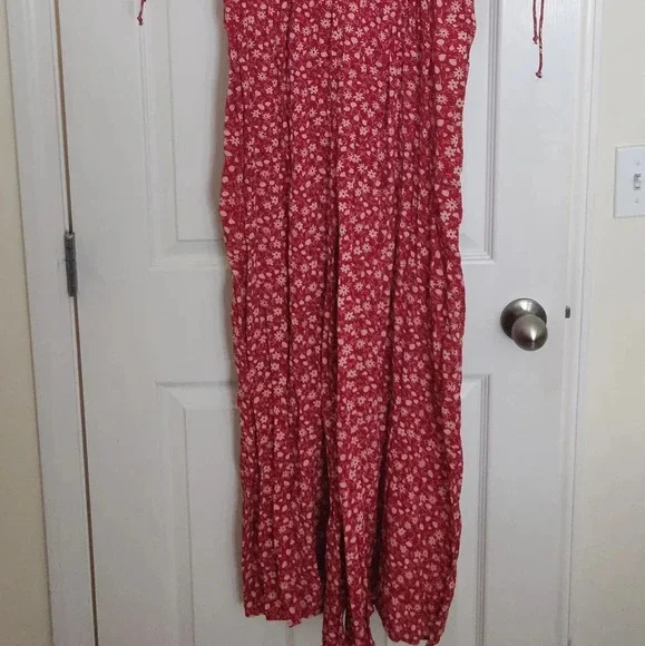NWT Free People Stella red jumpsuit by Saint Helena size S - Picture 3 of 7